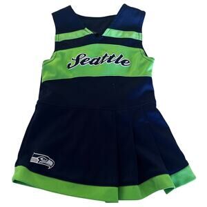 Seattle Seahawks Cheerleader Dress - Girls 2T - Football Fan